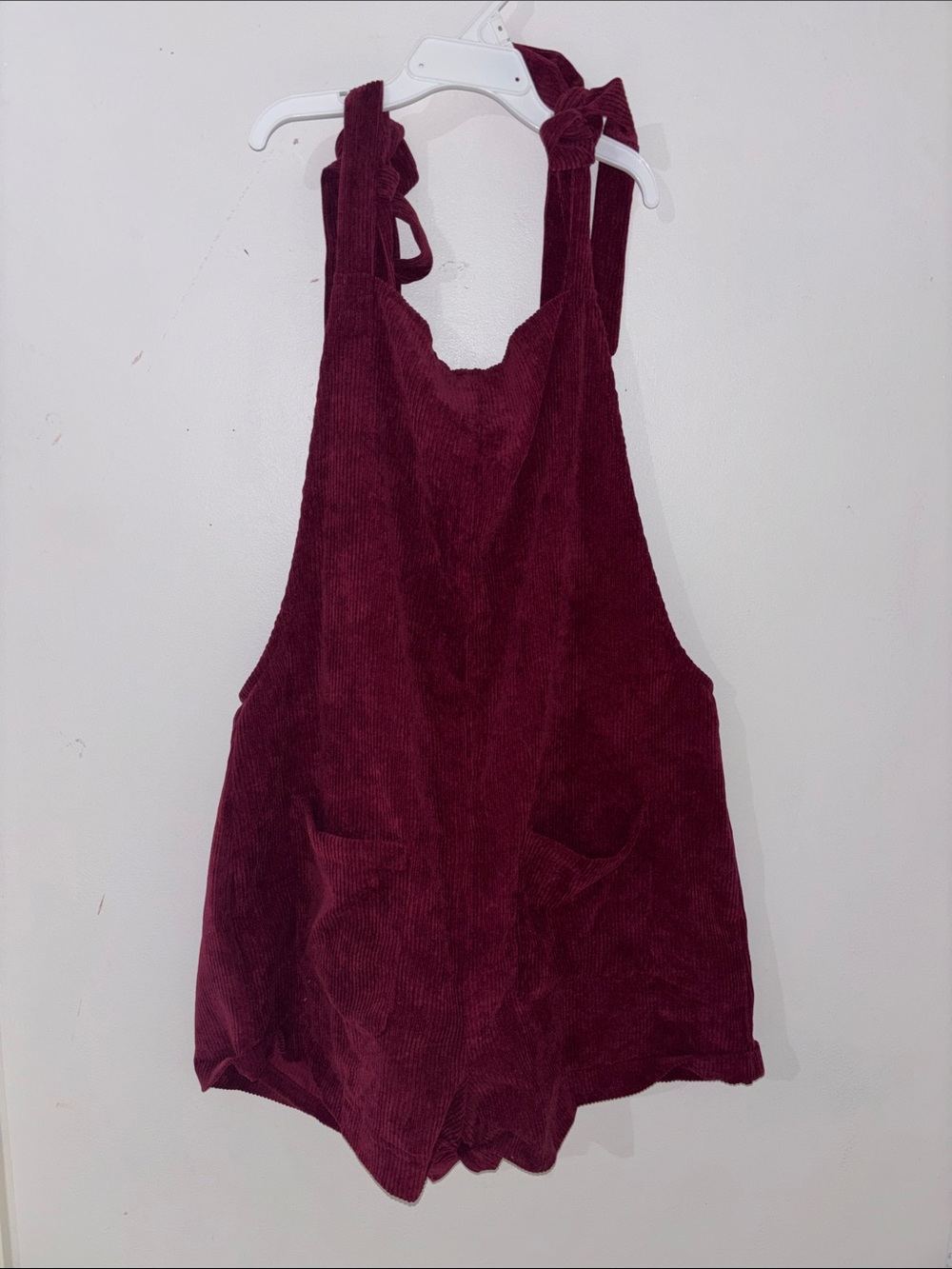 Burgundy Romper - Large